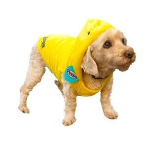 PEEPS Neon Yellow Chick Dog Hoodie - Perfect for Halloween